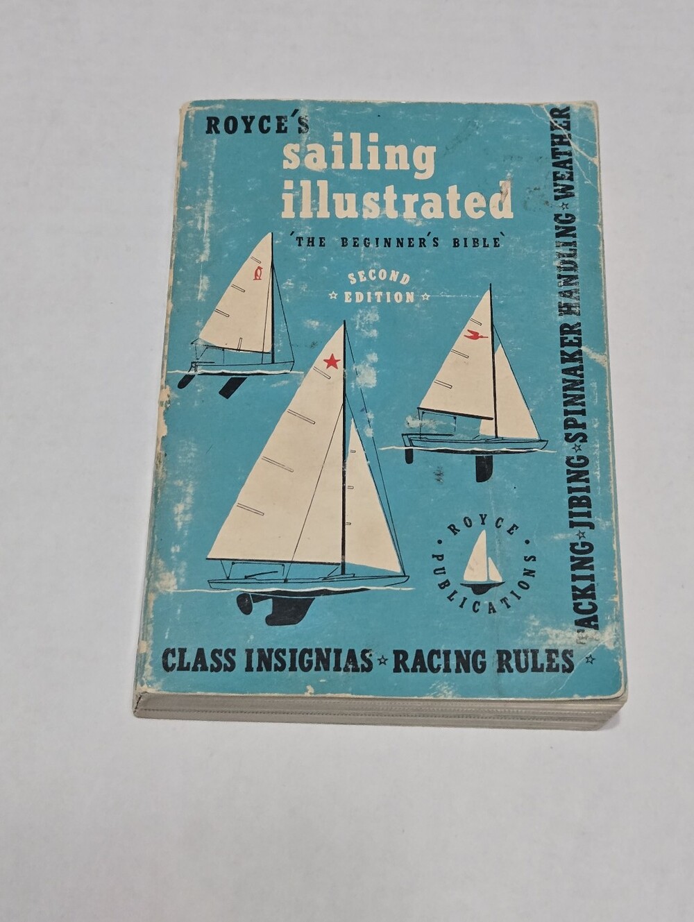 Vintage “Royce’s Sailing Illustrated” Sailor’s Bible Book, autographed 2nd Ed